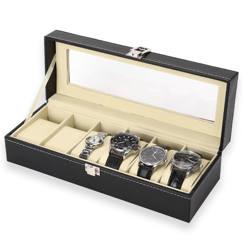 Leather Watch Box Watch Storage Box Watch Display Box Detachable Watch Case Watch Jewelry Bracelet Integrated Box