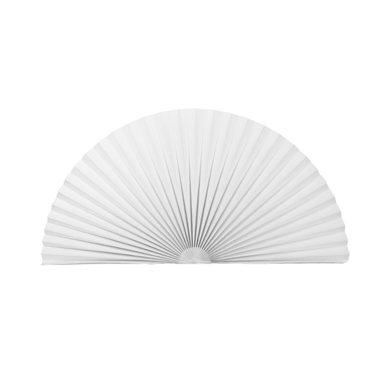 Punch-free Arc Window Folding Curtain Semi-circular Simple Folding Curtain Cutting Semi-shading Pleated Curtain