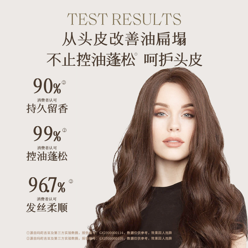 Maligia Oil Control Fluffy Shampoo Anti-dandruff Anti-itch Shampoo Soft Silky Shampoo Hair Balm Neutral