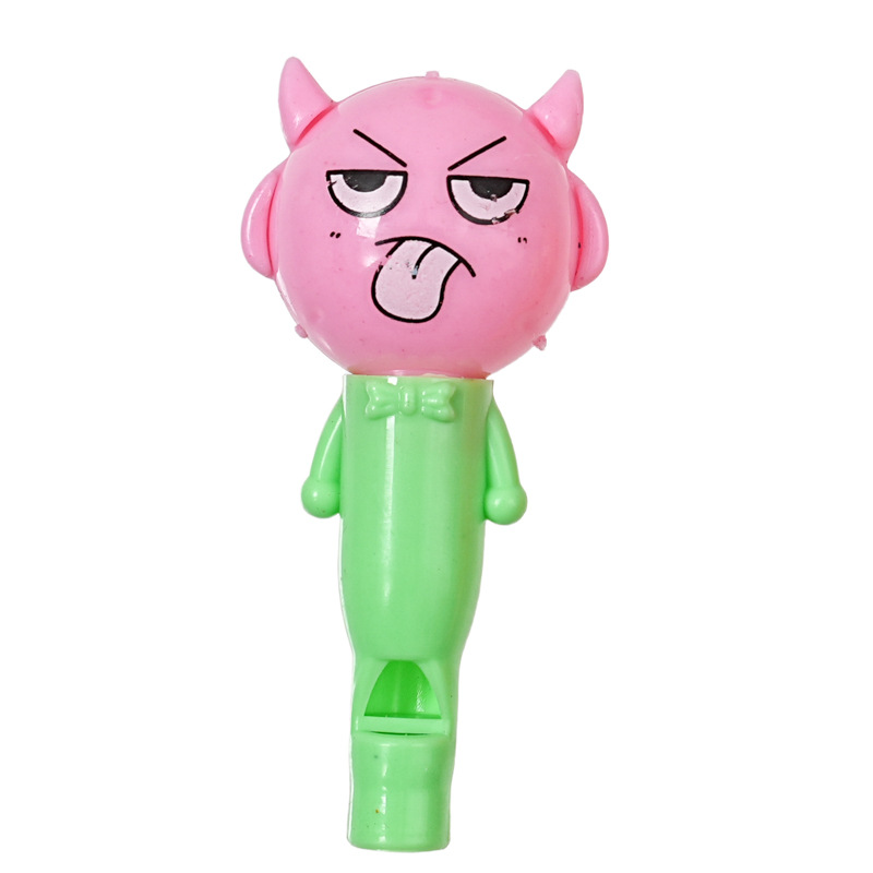 Cartoon Various Expressions Whistle Children's Cheering Toys Children's Gifts Street Stalls Cross-Border Toys Wholesale Manufacturers Direct Sales