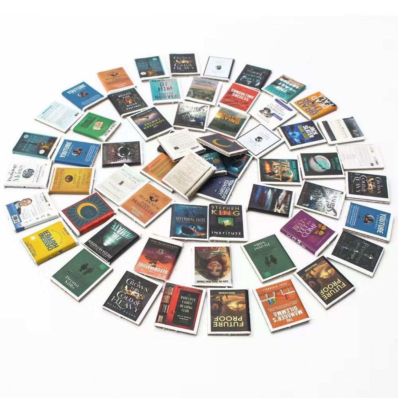 Кросс-бордерный DIY симуляционный мини классический роман, модель книги для декорации, кукольный домик, 200 не тяжёлых образцов