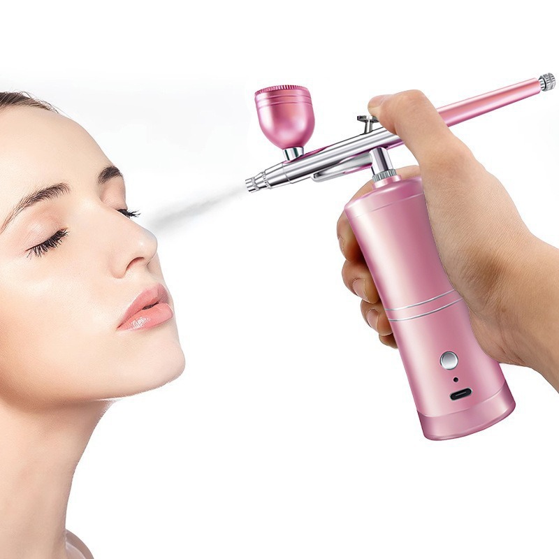 High pressure Nano small waist oxygen injection instrument hydrating spray instrument household moisturizing spray gun beauty handheld water oxygen instrument