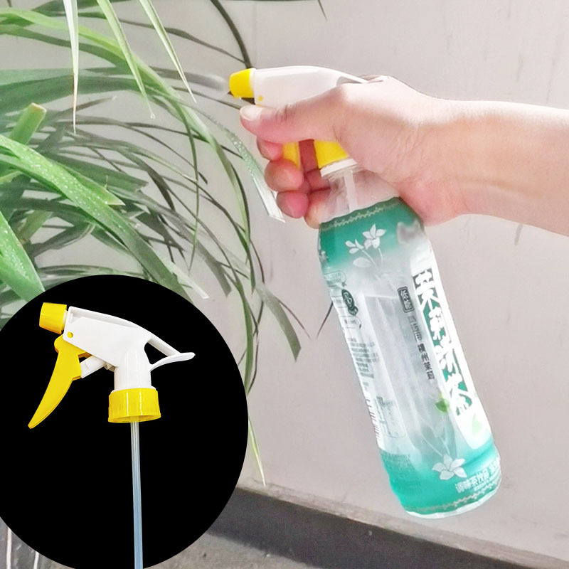 Beverage Bottle Household Spray Nozzle Spray Water Watering Flower Watering Can Gardening Hand-Pressed Atomization Small Hairdressing Household Nozzle
