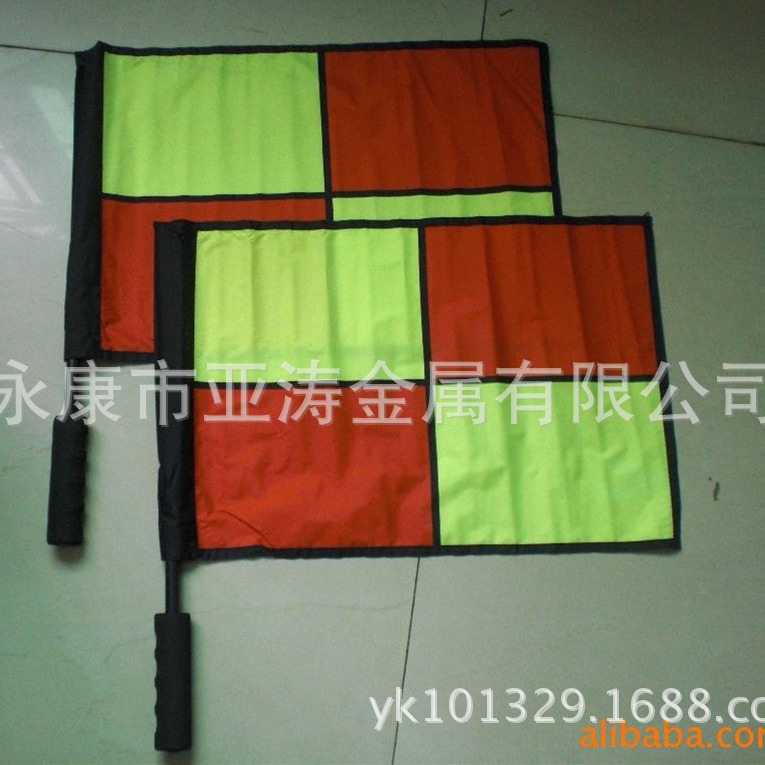 Supply of Classic Rotating Referee Flags (YT-7570) Side-cut Flags Hand Flags Football Referee Flags