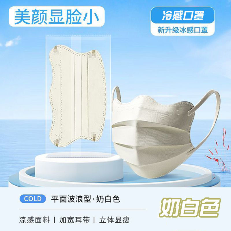 Adult Eye Angle Mask Cold Sense New Style Mask Individually Packed 3-Layer Protective Mask Adult/Child
