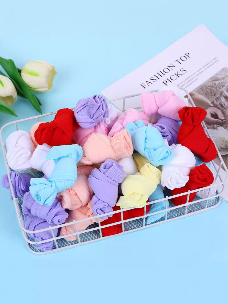 Детские носки с конфетами для мальчиков и девочек, одноразовые короткие носки для весны и лета, тонкие носки для детей