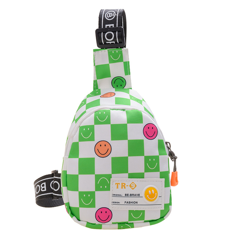 Summer New Children's Bags, Fashionable and Cute Boys and Girls Chest Bags, Casual and Lightweight Little Girls' Shoulder Cross-Body Bags