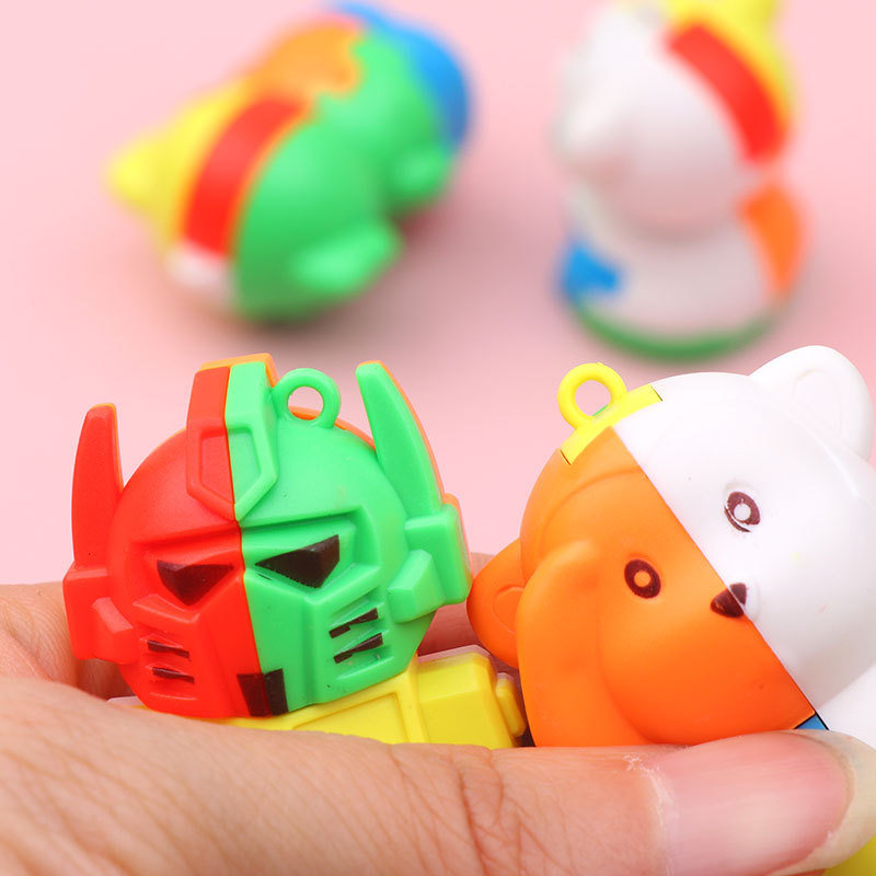 Cross-Border Luban Lock Animal Car Building Blocks Kongming Lock Intellectual Assembly Unlocking Buckle Set Toy Manufacturer Wholesale