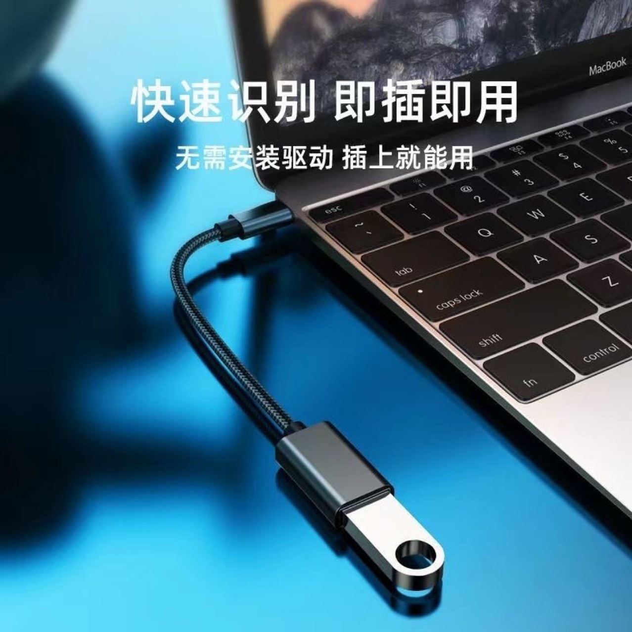 Suitable for typec Huawei Glory VIVO Xiaomi OPPO Mobile Phone OTG Adapter Connect USB Songs