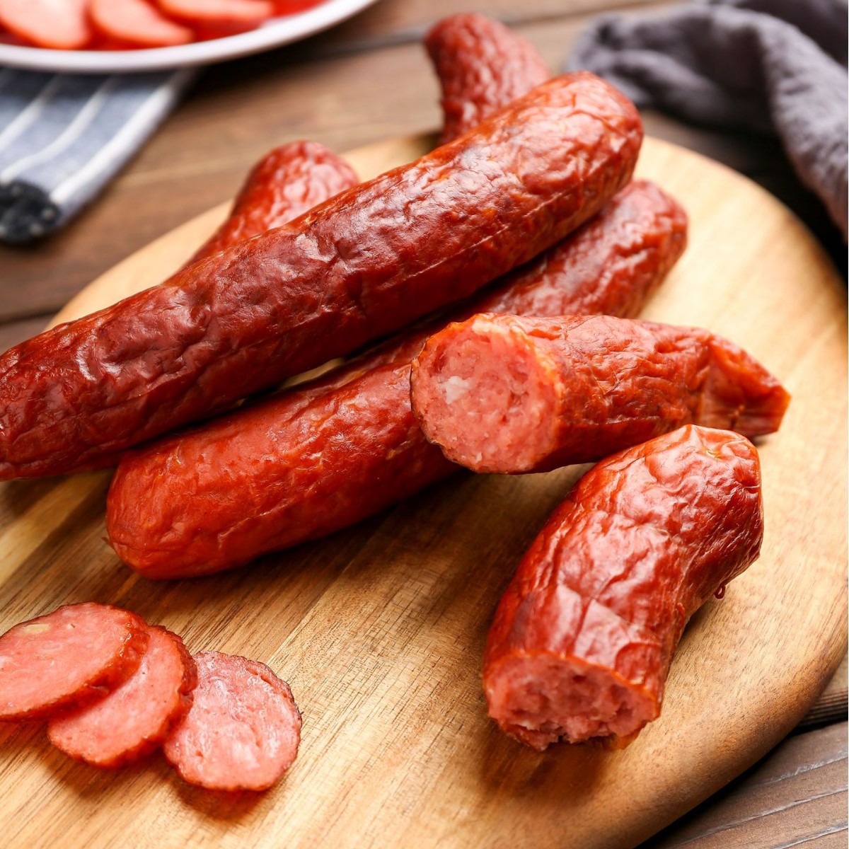 220g Harbin sausage fruit charcoal roasted northeast sausage wholesale sausage cooked meat snacks roasted sausage commercial