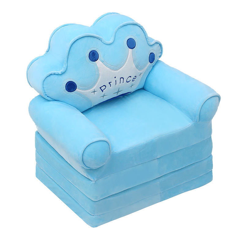 Children's folding small sofa cartoon cute kindergarten baby sitting lazy chair stool boys and girls princess nap bed