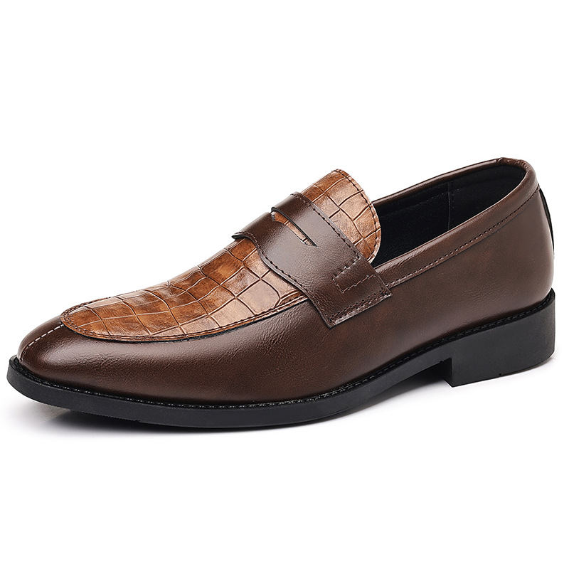 2025 Leather Shoes Men's New Business Formal Casual Shoes Men's British Korean Style Pointed Toe Large Size Shoes