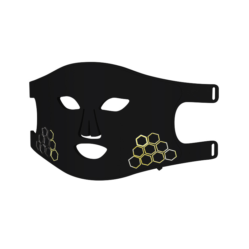 New Silicone Phototherapy Mask Instrument Household Led Photon Rejuvenation Mask Infrared Colored Light Beauty Instrument Photon Mask