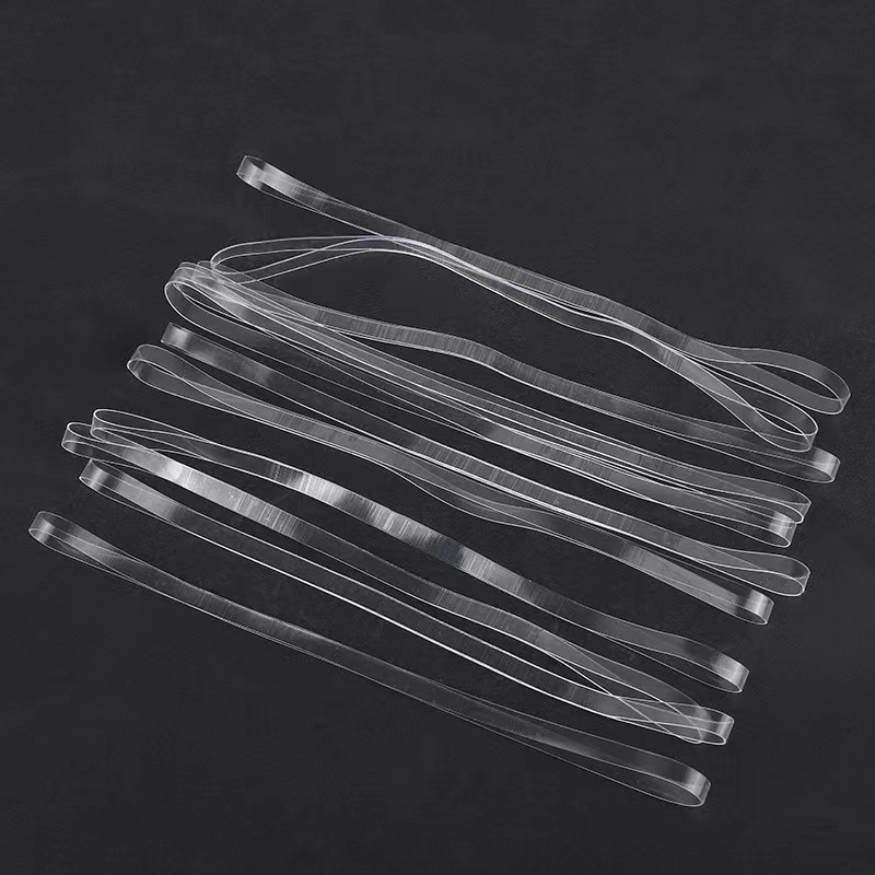 Transparent Tpu Rubber Bands, Stretchable, Non-Stick, Aging-Resistant, Durable, and Long-Lasting