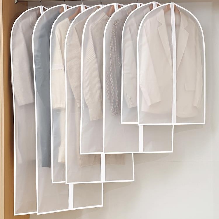 Чехол для одежды, household washable, утолщенный прозрачный мешок для одежды, водонепроницаемый чехол для хранения пальто
