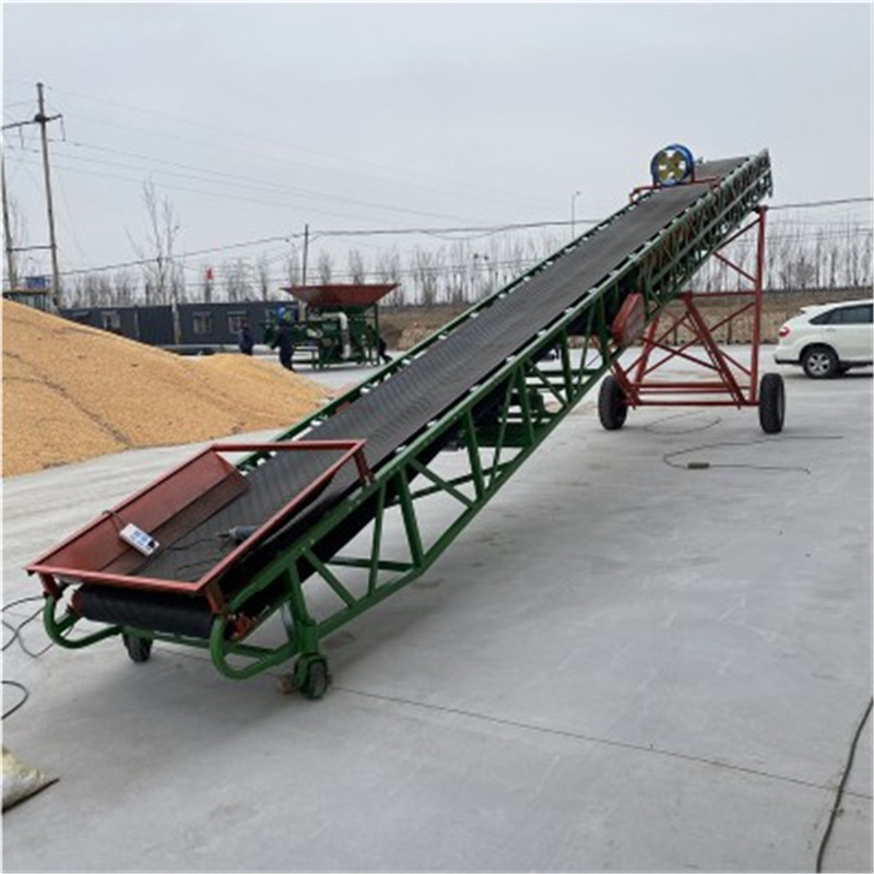 Rubber Belt Conveyor Heavy-Duty Mining Belt Conveyor Line Industrial Wear-Resistant, Corrosion-Resistant and Oil-Proof Belt Conveyor