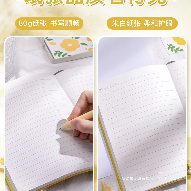 A5 Oil Painting Notebook, High-Looking Blank Book, Museum Seal, Check-In, Travel Stamp Collection, Notebook