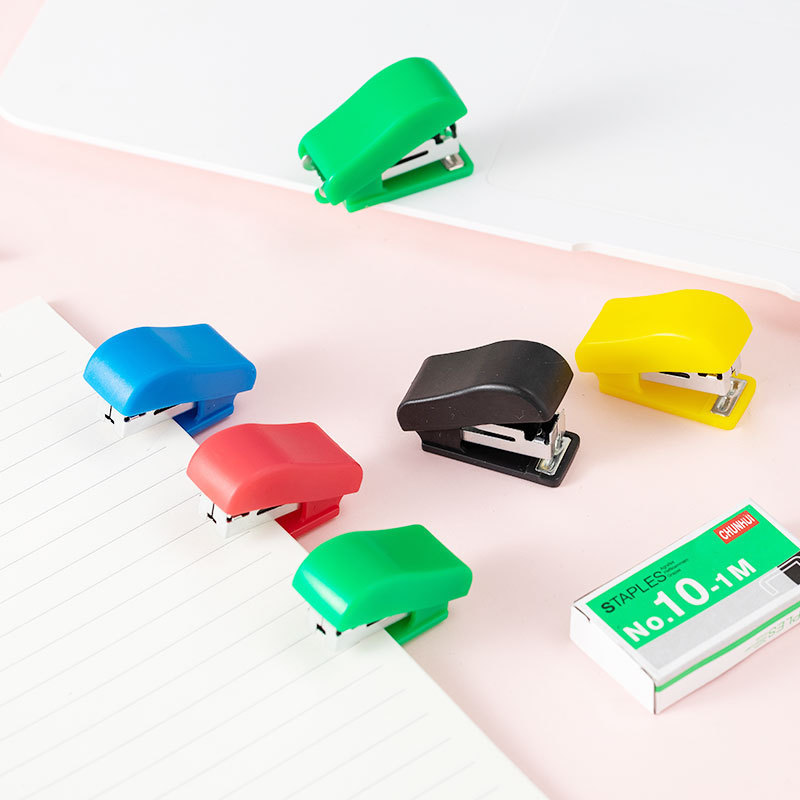 Creative Mini Stapler, Labor-Saving Stapler for Students, Small Stationery Stapler, Small Binding Machine, Stapler Test Paper