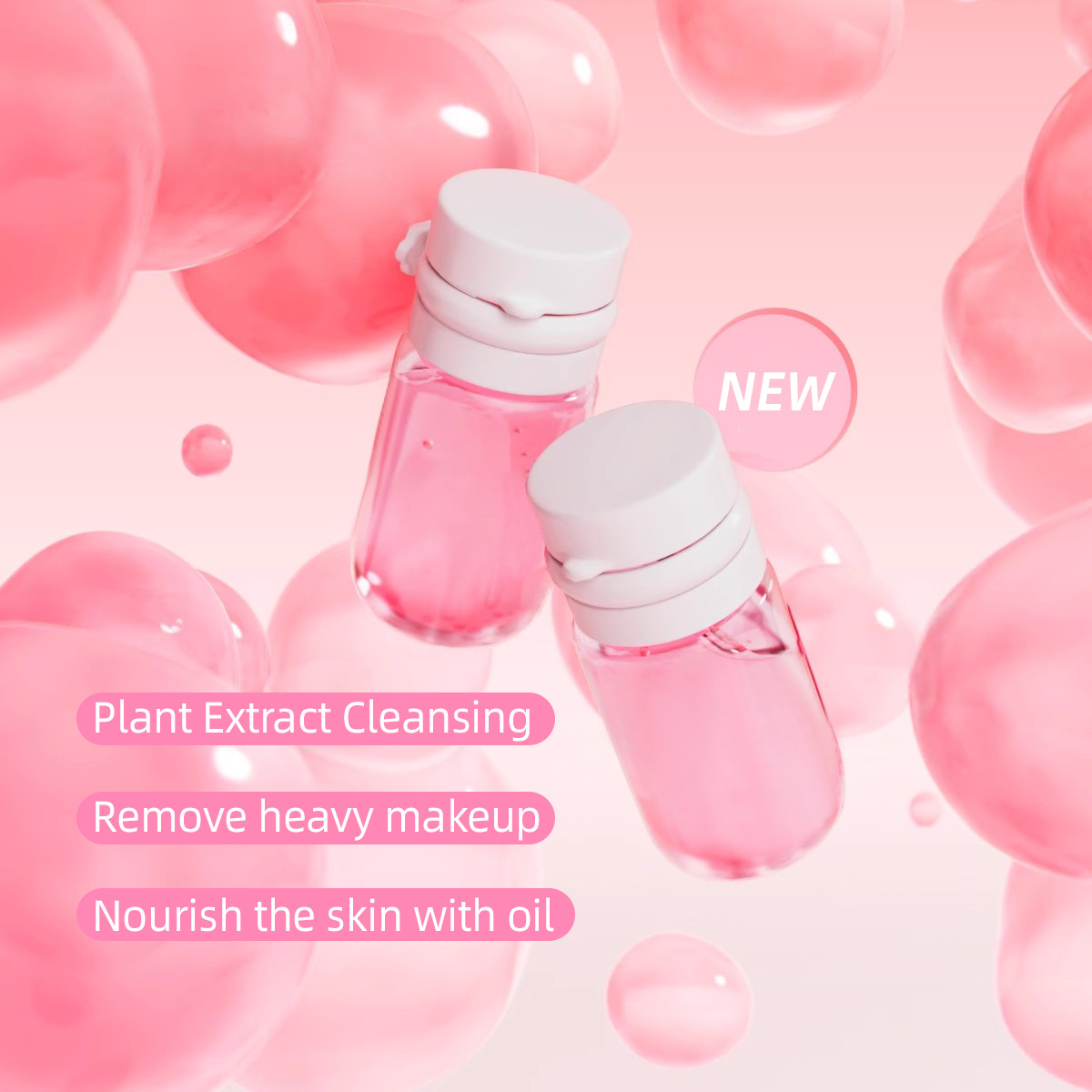 Трансграничное очищающее масло Maffick Anji мягкое очищающее масло 20 капсул для глубокого очищения