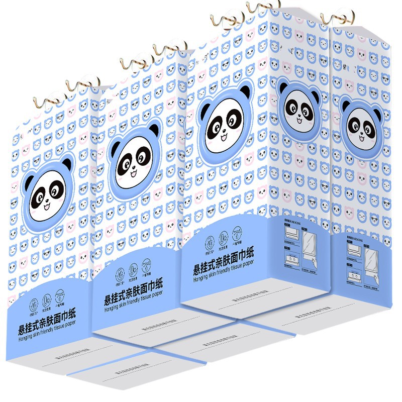 10 Packs of Full Box of Tissue Paper, Wholesale of Hanging Removable Toilet Paper, Household Paper Towels, Toilet Paper, Large Pack of Paper, Super Cost-Effective