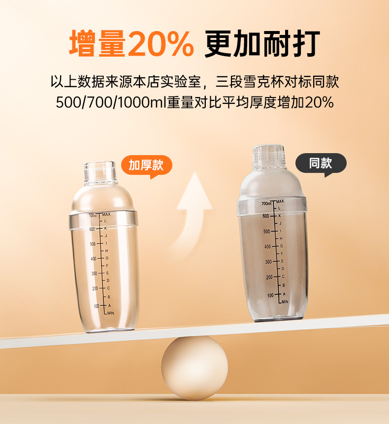 雪克杯手打柠檬茶全套制作工具奶茶店调酒器套装暴打手摇杯壶2386