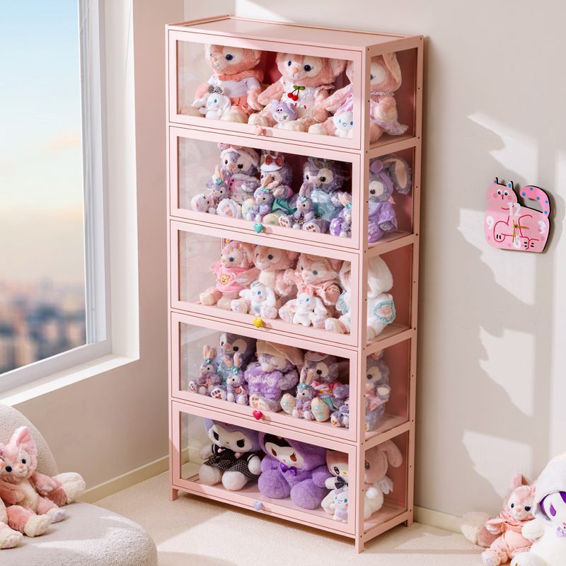 Hand-Made Transparent Display Cabinet Acrylic Lego Bubble Mart Blind Box Display Stand Jewelry Toy Doll Storage Cabinet