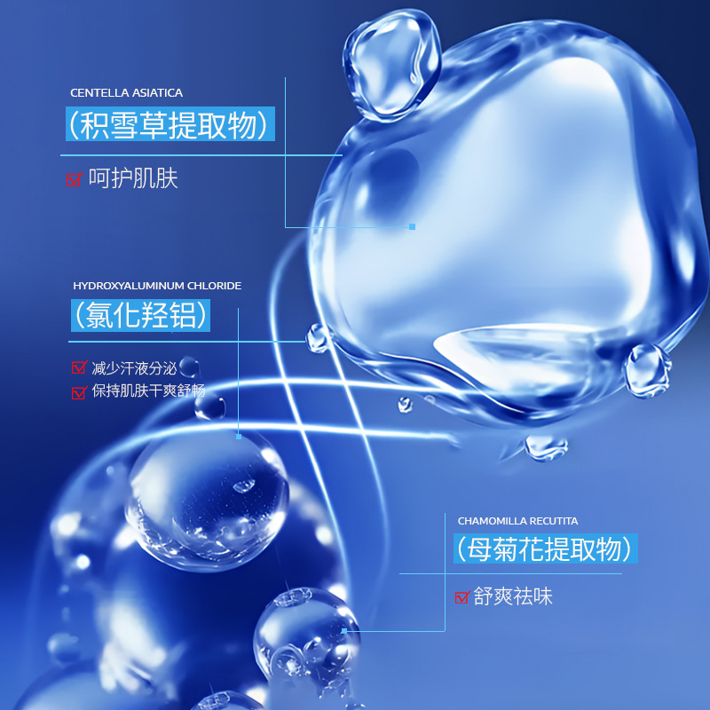 Men's Aluminum Chloride Antiperspirant Deodorant for Long-Lasting Dryness under the Armpits, Antiperspirant Cologne, Body Extract, Deodorizing, Odor Removal and Fragrance Retention