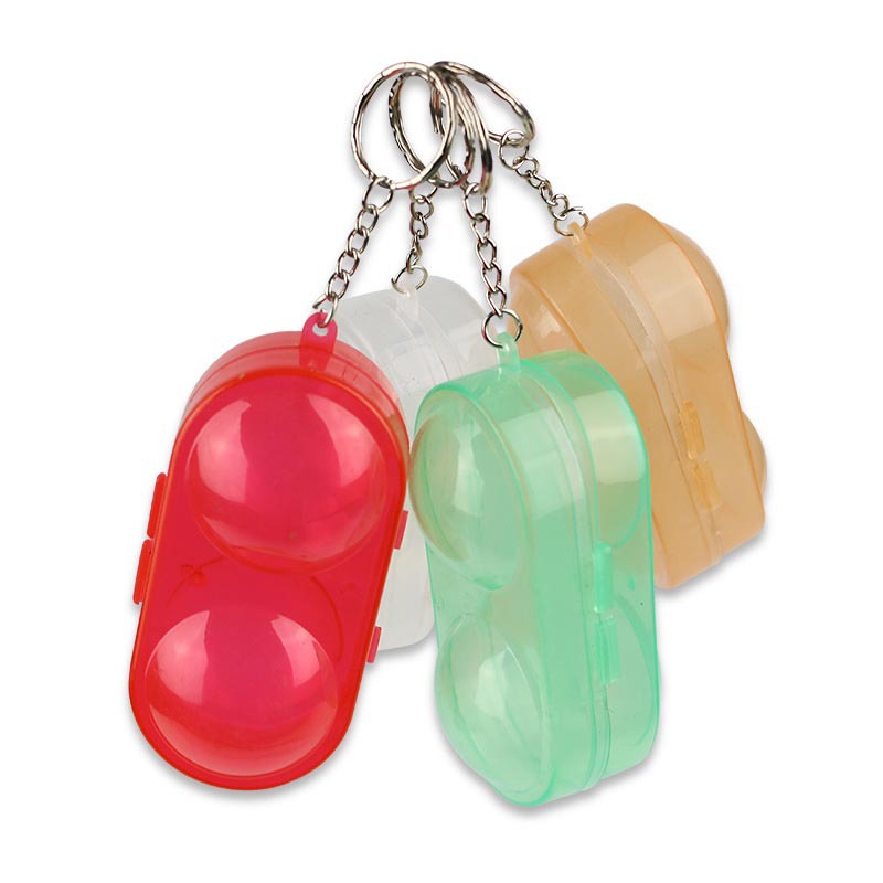 Table Tennis Box Outdoor Ball Box Plastic Transparent Portable Table Tennis Ball Storage Box 2 Pack