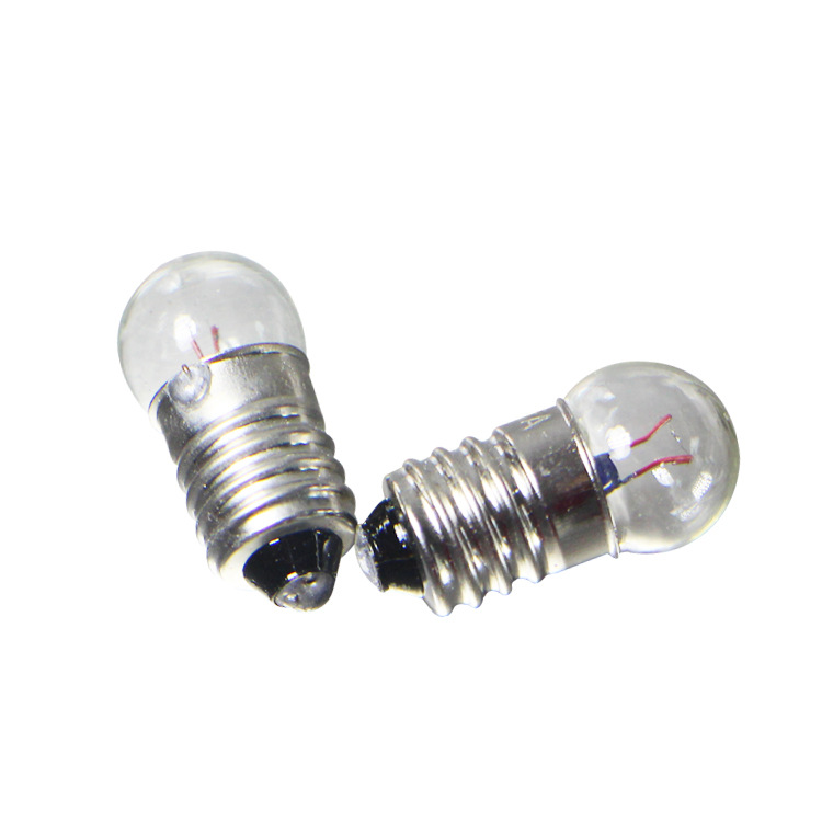 Flashlight electric bead 2.5V 1.5V 3.8V experiment small electric bead physical electrical screw small bulb