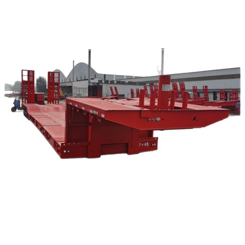 Ultra-Low Deck Semi-Trailer, Low Deck Semi-Trailer, Mechanical Transport Semi-Trailer, Excavator Transport Trailer