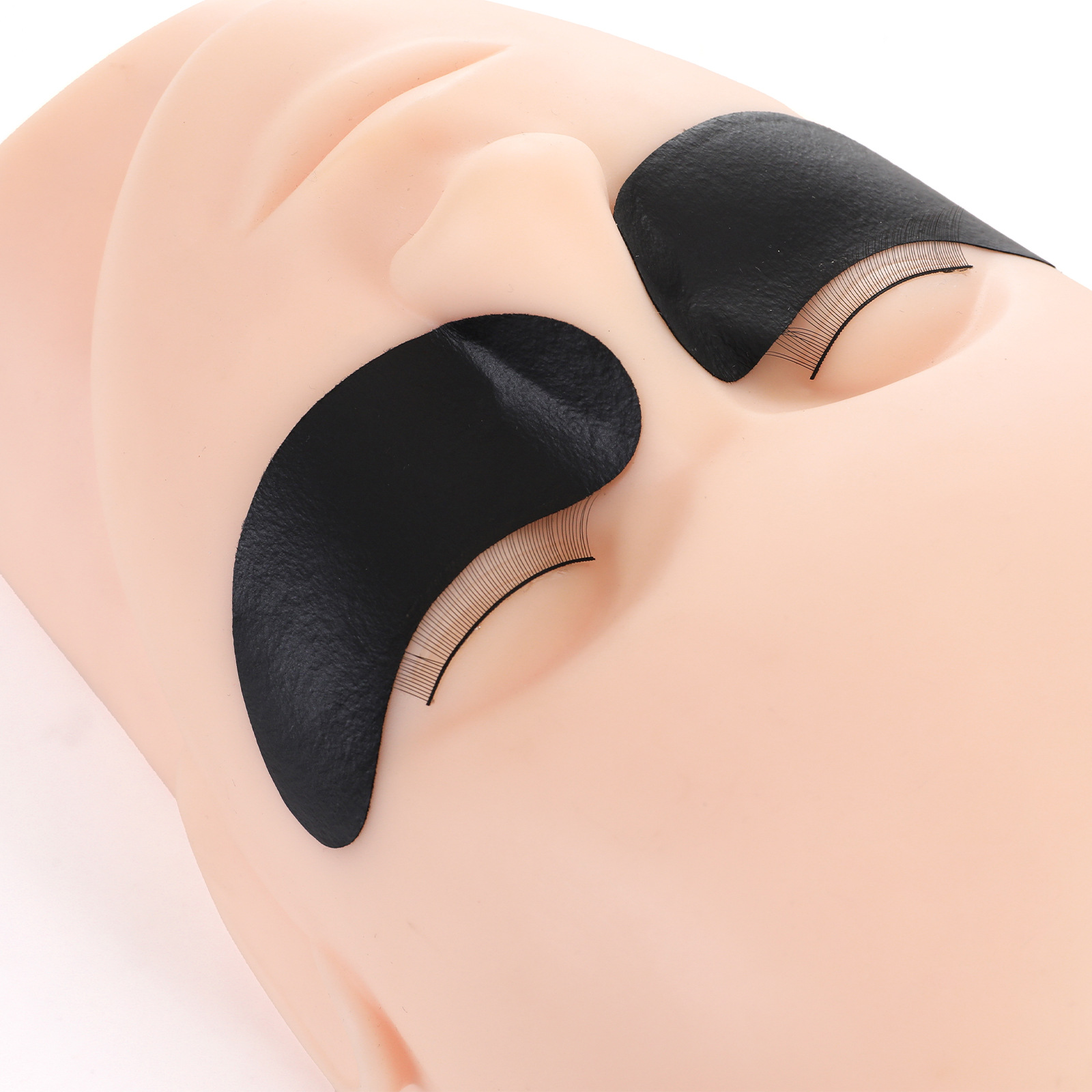 Cross-border in stock wholesale grafting eyelash eye patch black film isolation eyelash spacer transparent packaging black film eye patch