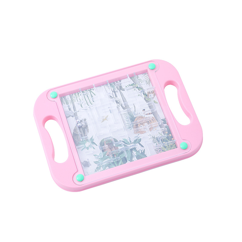 Children's balance ball board handheld game track maze flat ball toy educational focus training kindergarten