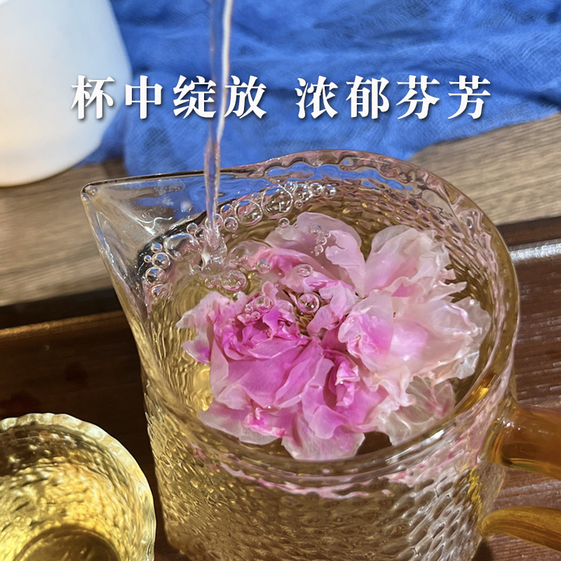 Rose Tea Pingyin Rose Corolla Dried Flowers Are Suitable for Girls to Make Tea and Drink, and Can Be Cold-Brewed Herbal Tea