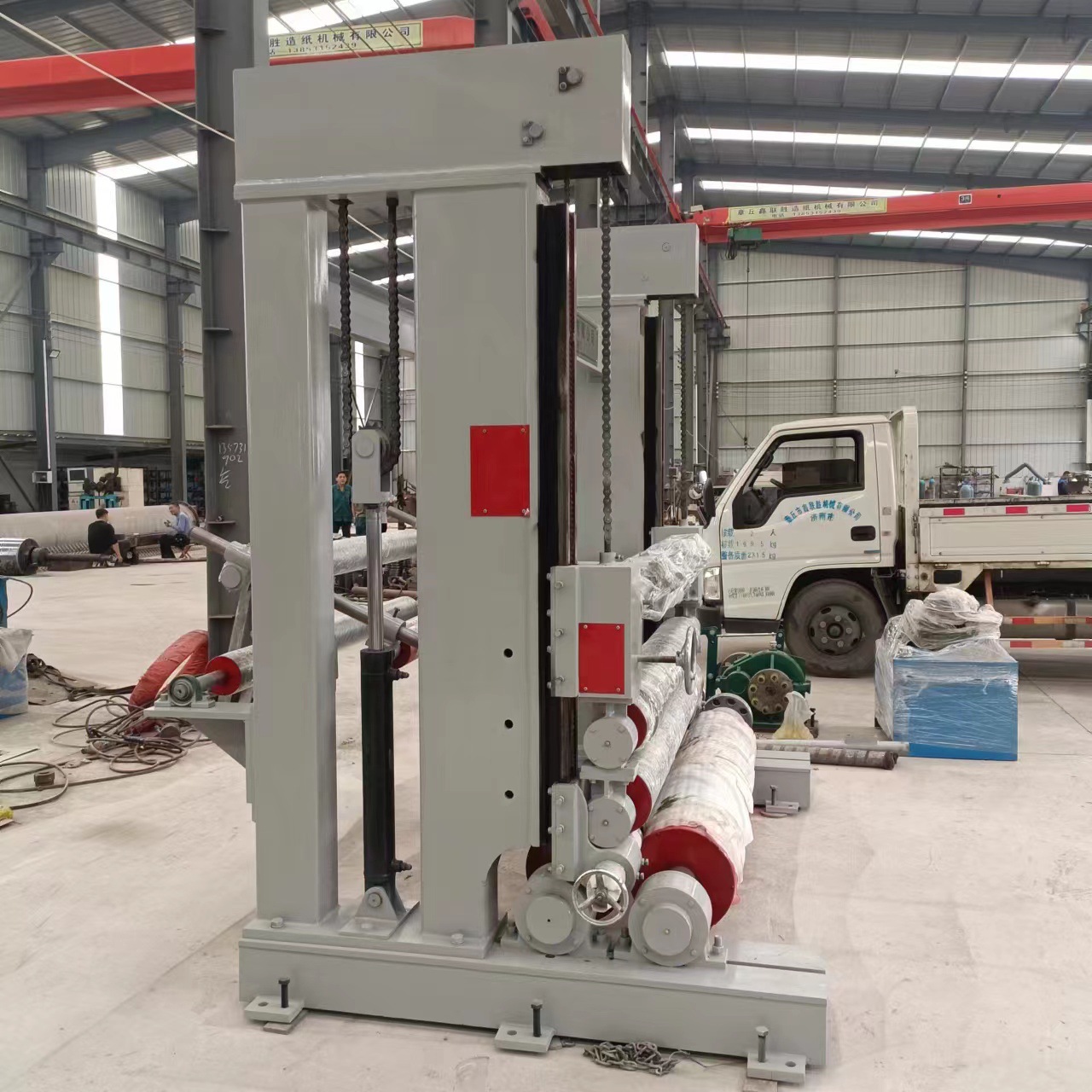 Source direct supply kraft paper machine full set of equipment 1880 small long net multi-cylinder corrugated paper rewinder