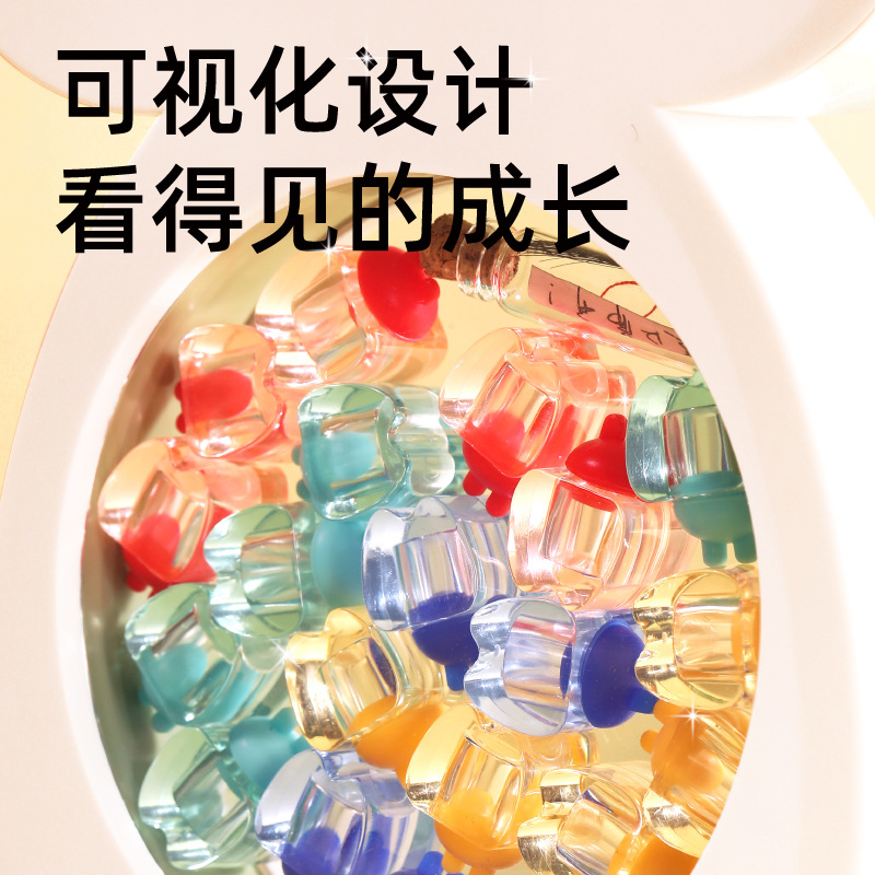 Children's Deciduous Teeth Commemorative Box Boys and Girls Teeth Hair Hair Preservation Storage Storage Baby's Deciduous Teeth Collection Transparent Teeth House