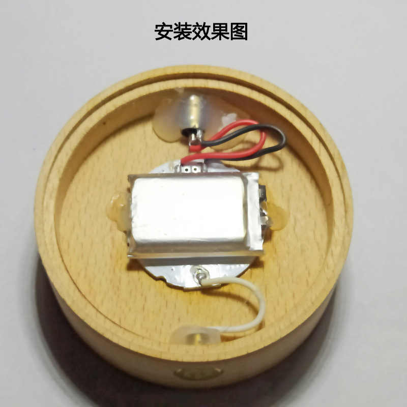 5v low voltage charging touch colorful control panel with charging protection Beech lamp base monochrome two-color touch dimming