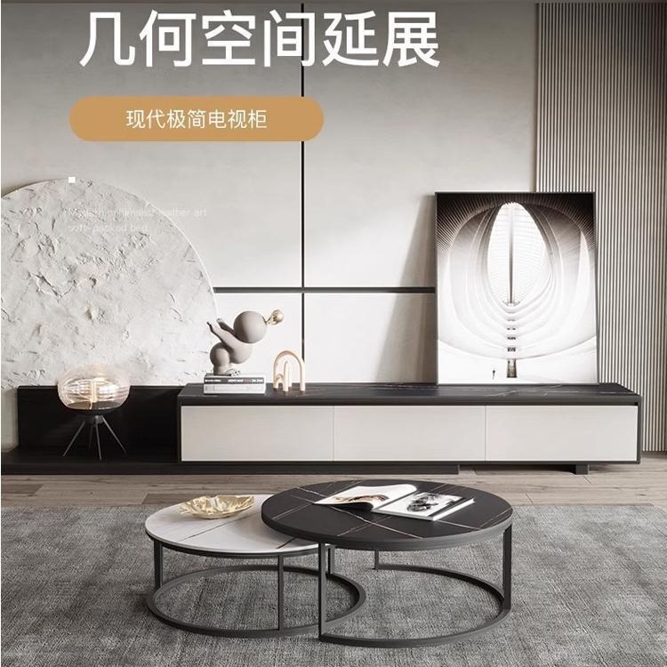 Tv Cabinet Whole House Furniture Combination Set Complete Set of Three Rooms and Two Living Rooms Dining Tables, Bedroom Furniture, Living Room Complete Set of Main Sets