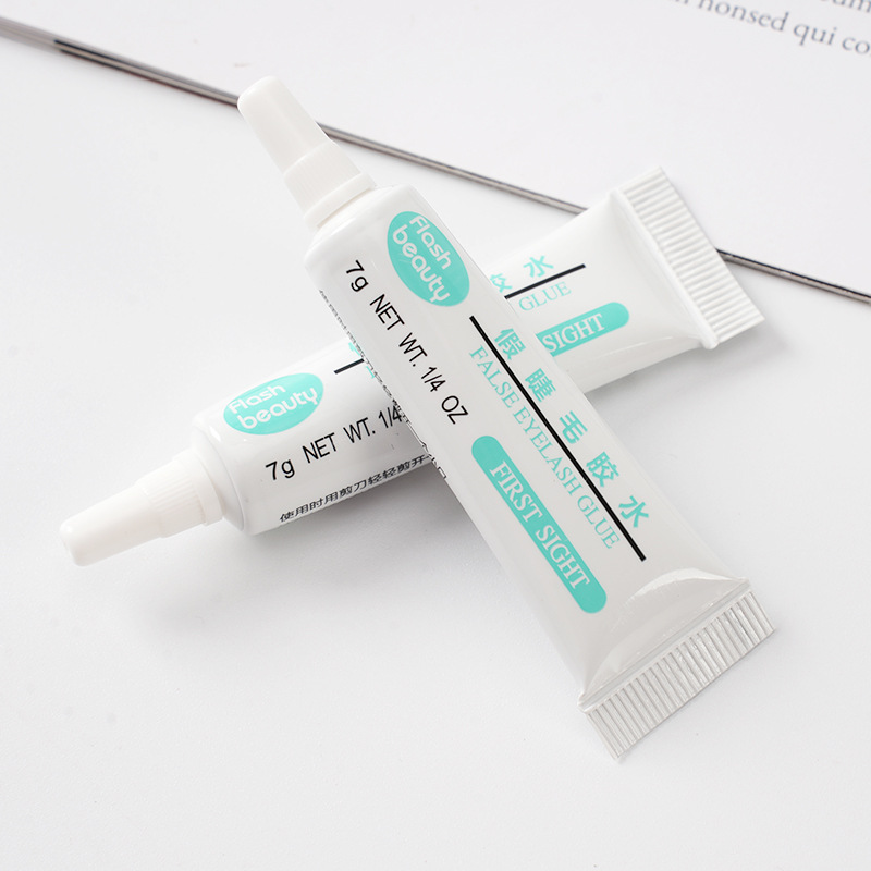 Factory spot 7g false eyelash glue transparent seamless double eyelid glue lasting firm low stimulation eyelash glue