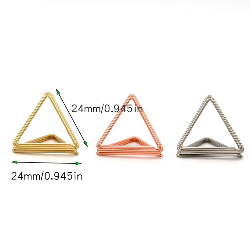 Spot double love note clip triangle business card clip desktop message clip heart-shaped photo clip hotel seat clip