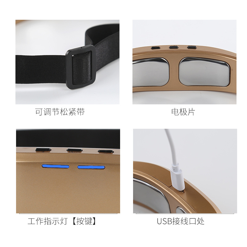 Intelligent Sleep Instrument Cross-Border Microcurrent Head Pulse Decompression Sleep Aid Depression Anxiety Physiotherapy Soothing Massager