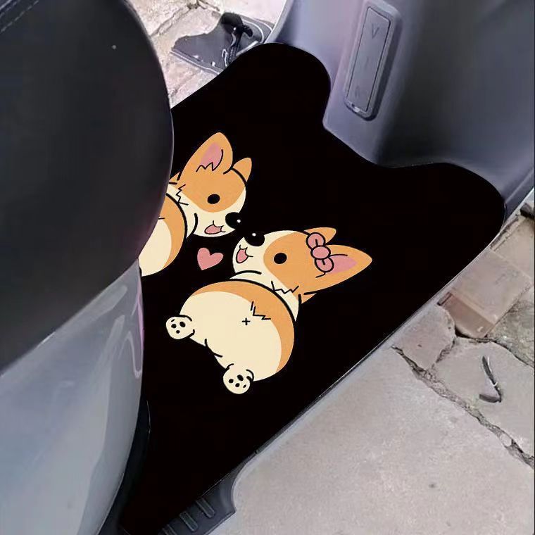 Electric car foot pad universal small electric donkey foot pad free cutting waterproof fixed anti-running anti-skid foot pad wholesale