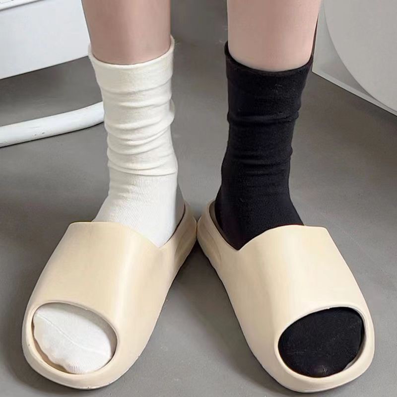 [Exclusive] White socks women's stockings summer color pile socks Japanese loose stockings wholesale