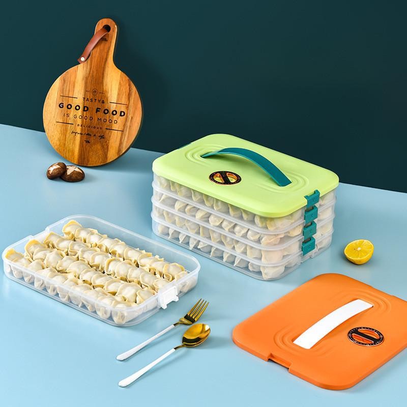 Food-Grade Dumpling Box, Special Household Dumpling Box, Refrigerator Egg Preservation Freezer Box, Wonton Storage Box