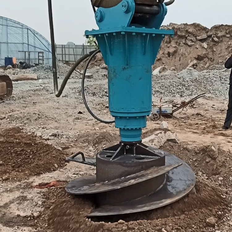 Foundation concrete pile cap forming machine digging machine is a kind of pile hole forming machine hook machine hydraulic pile cap soil cleaning device