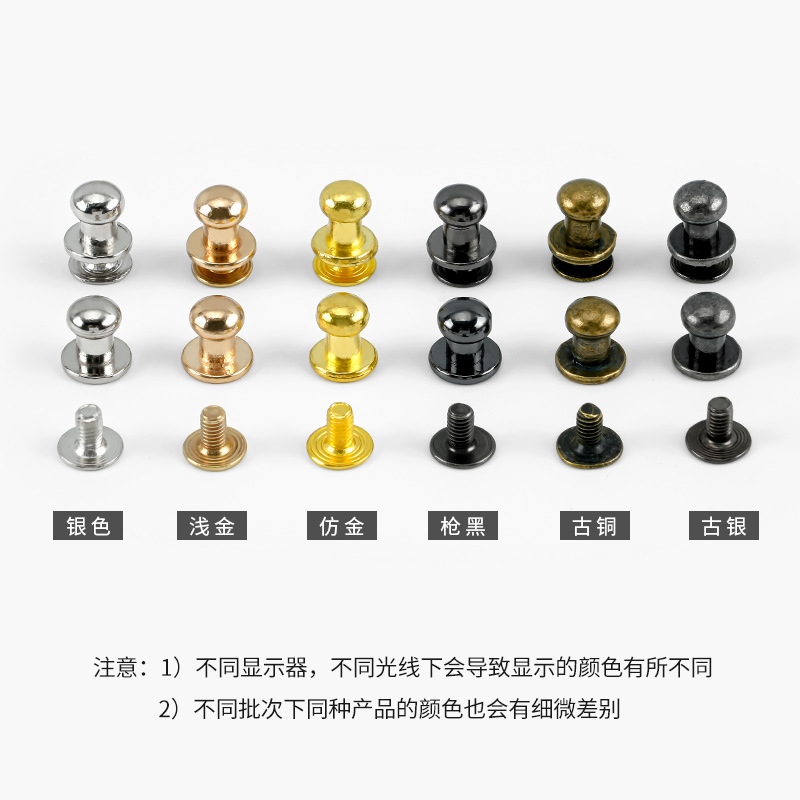 Factory cross-border zinc alloy monk nipple nail luggage decorative nail hardware accessories leather goods spot wholesale