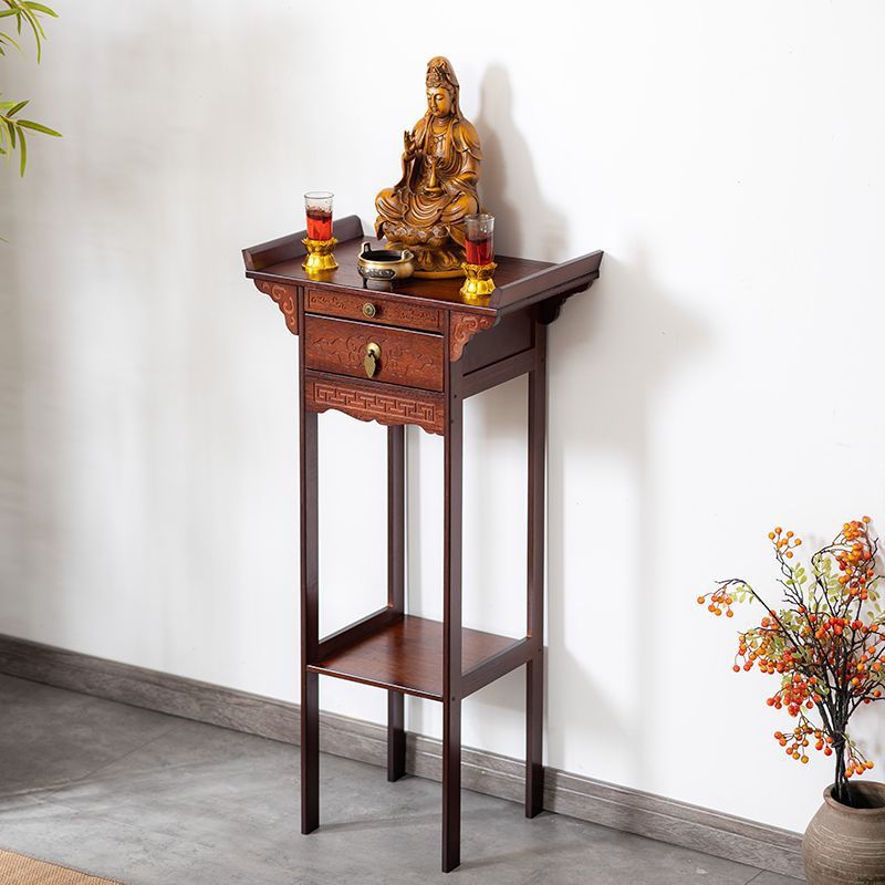 Offering Table Buddhist Table Incense Table Home Living Room Chinese-style Offering Table God Table Tribute Table Bodhisattva God of Wealth Buddha