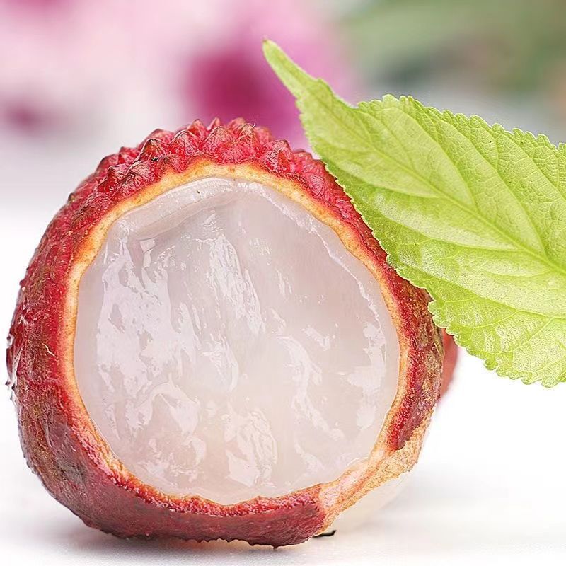 Lychee Picking Factory Wholesale Non-White Sugar Lychee Seasonal Fruit Whole Box Feizi Xiao Non-Wholesale Fresh Discovery Fast Delivery
