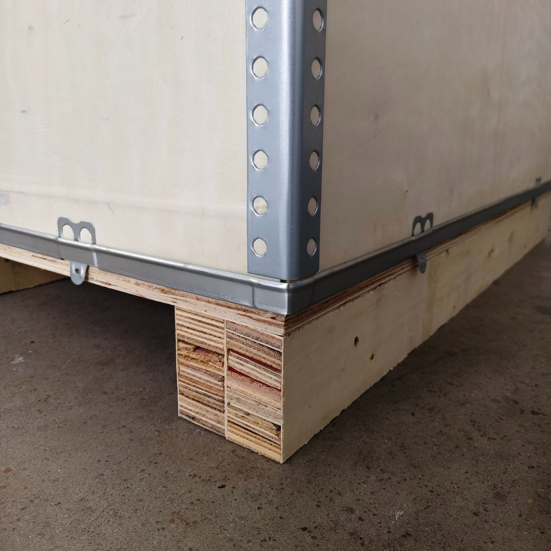 Removable Steel Belt Box, Fumigation-Free Wooden Box, Sea Export Wooden Box, Logistics Transportation, Turnover, Disassembly Packaging Box