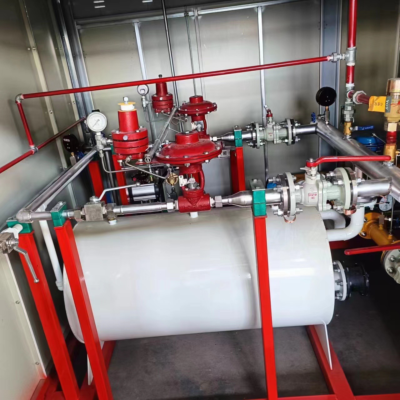 Cng Gasification and Pressure Reduction Equipment Pressure Regulating Cabinet Various Specifications and Sizes Natural Gas Lng Air Temperature Vaporizer