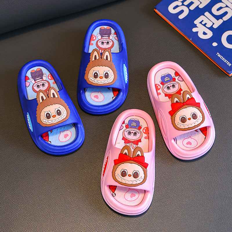 Labu children's slippers summer cartoon non-slip children's home indoor bathroom overseas explosions